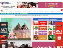 Tablet Screenshot of mail.dgreetings.com